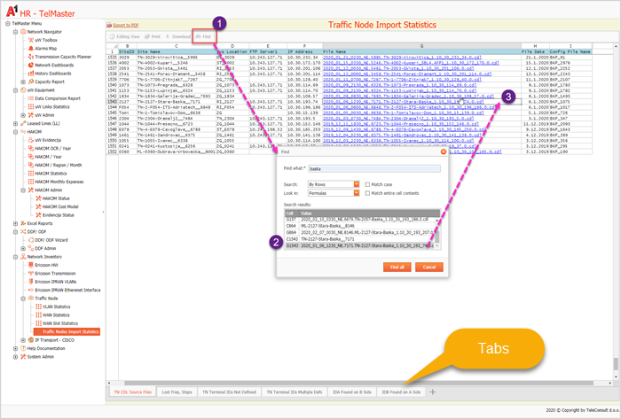 Figure 28: Web spreadsheet based report.